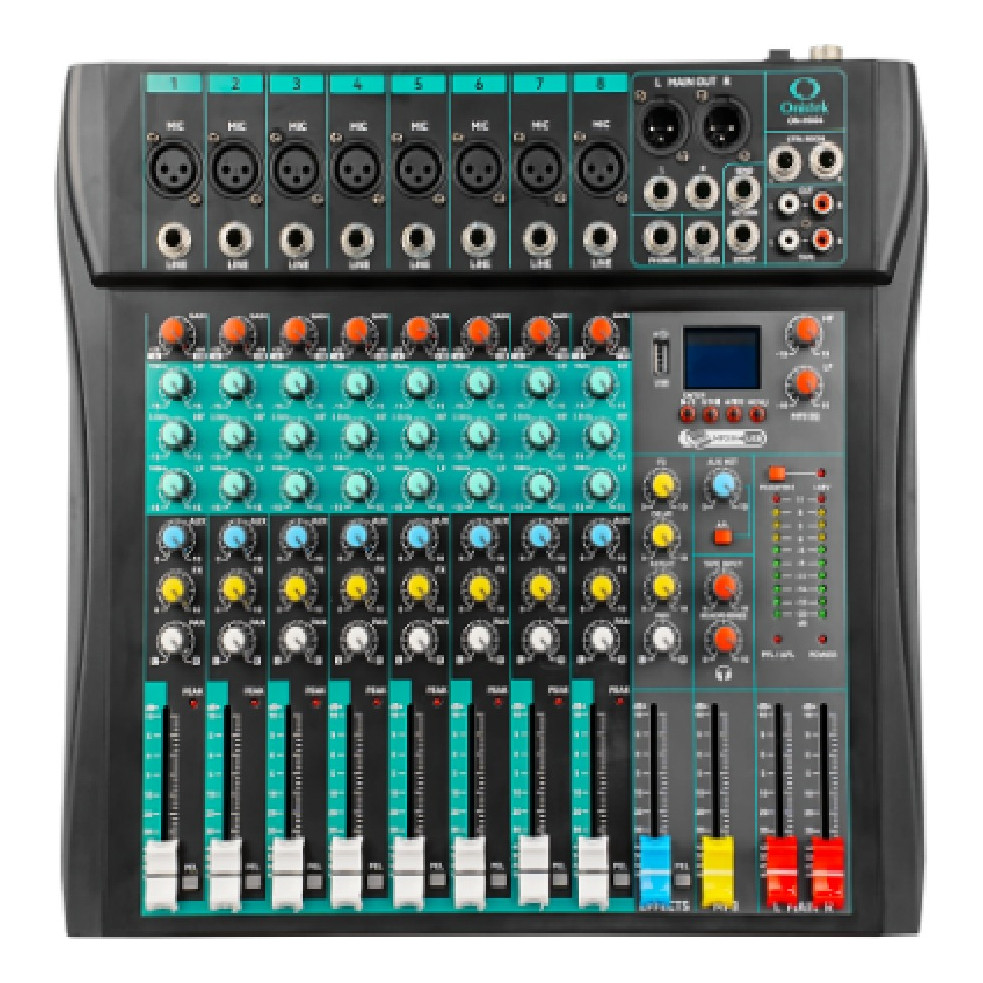 Mesa De Som Profissional 8 Canais Bivolt Bluetooth | Shopee Brasil