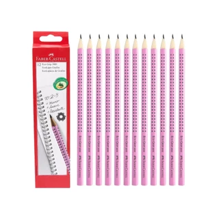 Lápis Grafite N°2B Rosa com 12 Unidades - Faber Castell