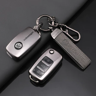 3 Botões Caso Chave Do Carro Capa Escudo Para Volkswagen VW Polo Golf Passat Tiguan Beetle T5 Up Eos Langyi Sagitar Jett