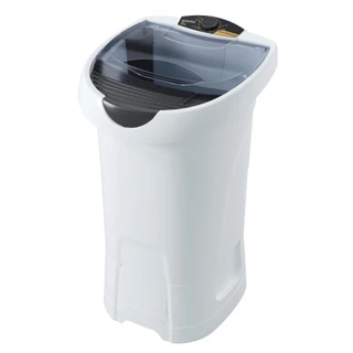 Máquina de Lavar Lavadora De Roupa 5 Kg Compacta 220v Tanquinho Lavanderia Wanke Branco Fume em Oferta na Shopee