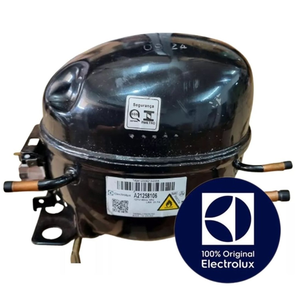 COMPRESSOR 1/4 R600 EL70C PARA GELADEIRA ELECTROLUX ORIGINAL DB53 ...