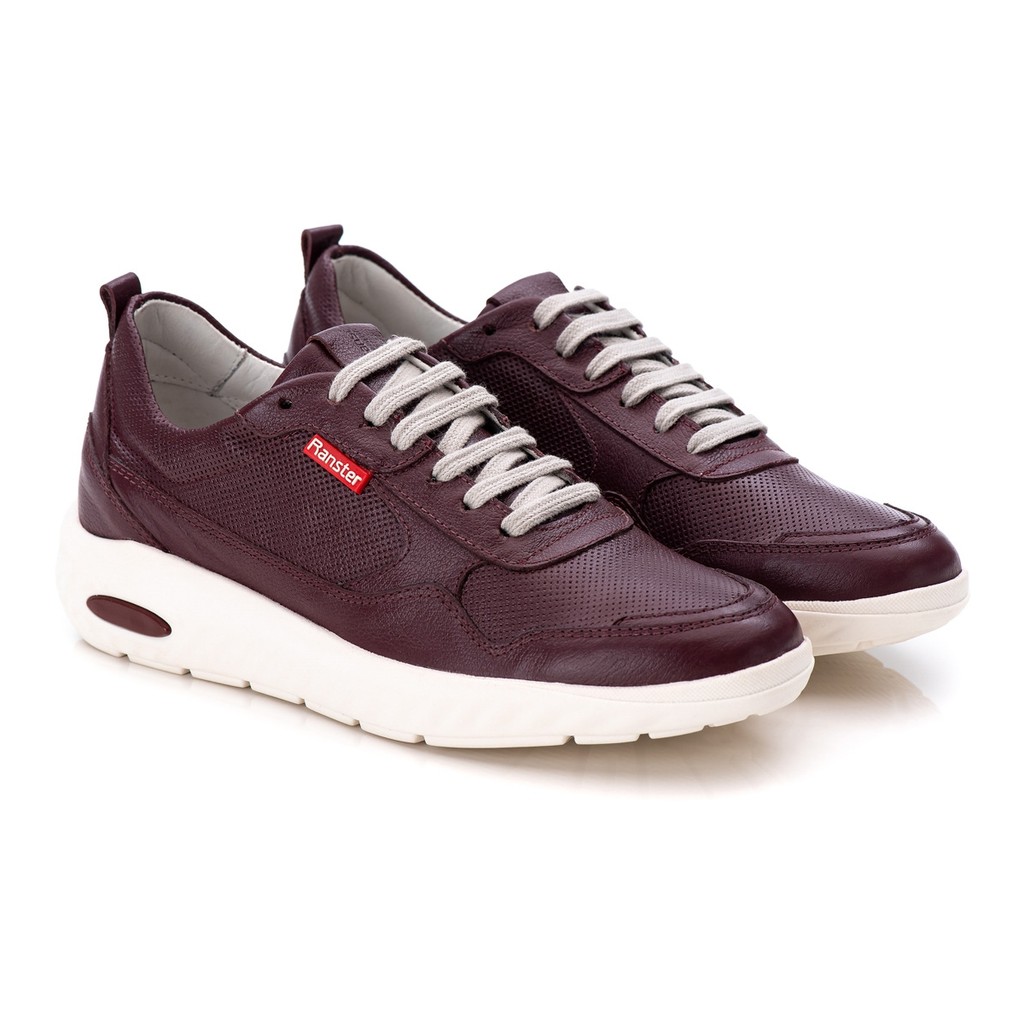 Tênis Ranster Sneaker Max masculino em Couro Legítimo – Solado T.R ...