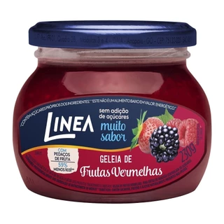 Geleia Línea Frutas Vermelhas Zero Açúcar 230g em Oferta na Shopee
