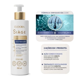 Condicionador Dermo Hair Scalp Rebalance 280ml - Eudora