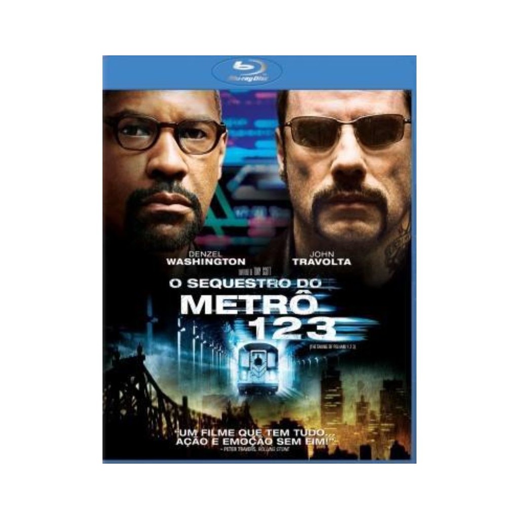 O Sequestro do Metrô 1 2 3 - Blu-Ray - The Taking of Pelham | Shopee Brasil