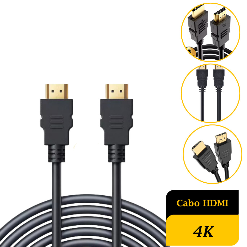 Cavo Hdmi Premium 4K 2160P, 2.0, Alta Velocit&agrave; - Connettori Placcati Oro, 1 Metro, Supporta HDR, 3D, ARC Per TV UHD Cavo 1m Compatibile Con PlayStation Xbox