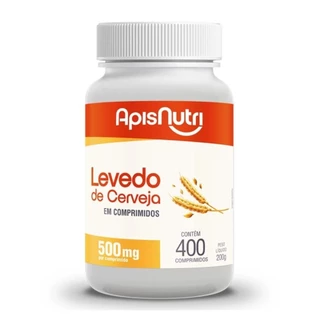 Apisnutri Levedo de Cerveja 500mg - 400 Cápsulas: Potencialize sua Energia e Bem-Estar em Oferta na Shopee