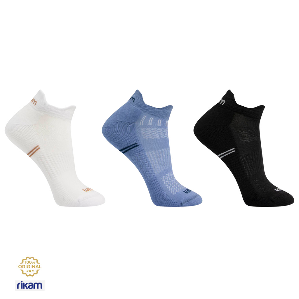 Kit 3 Meia Invisível Poliamida Bicolor 2 Proteções Masculina Rikam