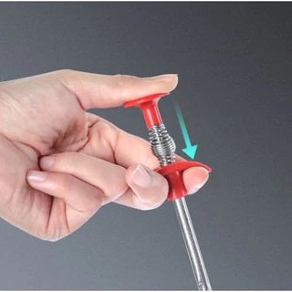 Ferramenta Desentupidor de Esgoto Multiuso para Pia Vaso Sanitário Ralo e Cano de Cozinha