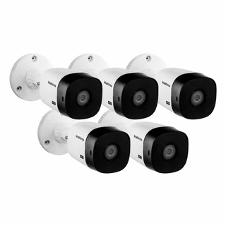 Kit 5 Câmeras Intelbras VHL 1220 B G2 Bullet HDCVI LITE Full HD 1080p, Lente 3.6mm, Visão Noturna 20m, IP66