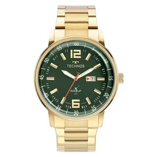 Relógio Technos Masculino Golf Dourado - 2115MWD/1V