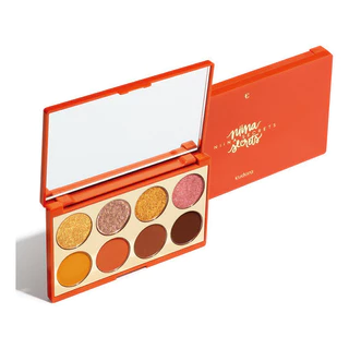 Palette Estojo Sombras Niina Secrets Orange Brilho Eudora - 100% Original Paleta Sombras