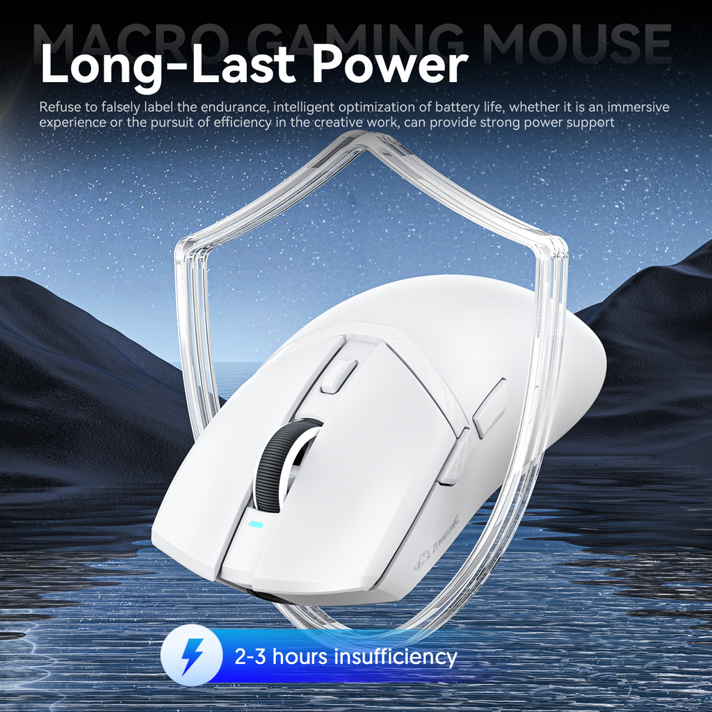 ziyoulang X2 mouse Para Jogos Sem Fio Bluetooth Super Leve , Base