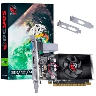Placa de Vídeo PCYes NVIDIA GeForce GT 710 2GB, DDR3 - Seminovo