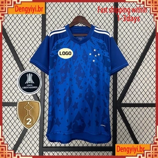 24-25 Cruzeiro Home Camisa de futebol personalizada masculina S-4XL Time De Moletom De Alta Qualidade