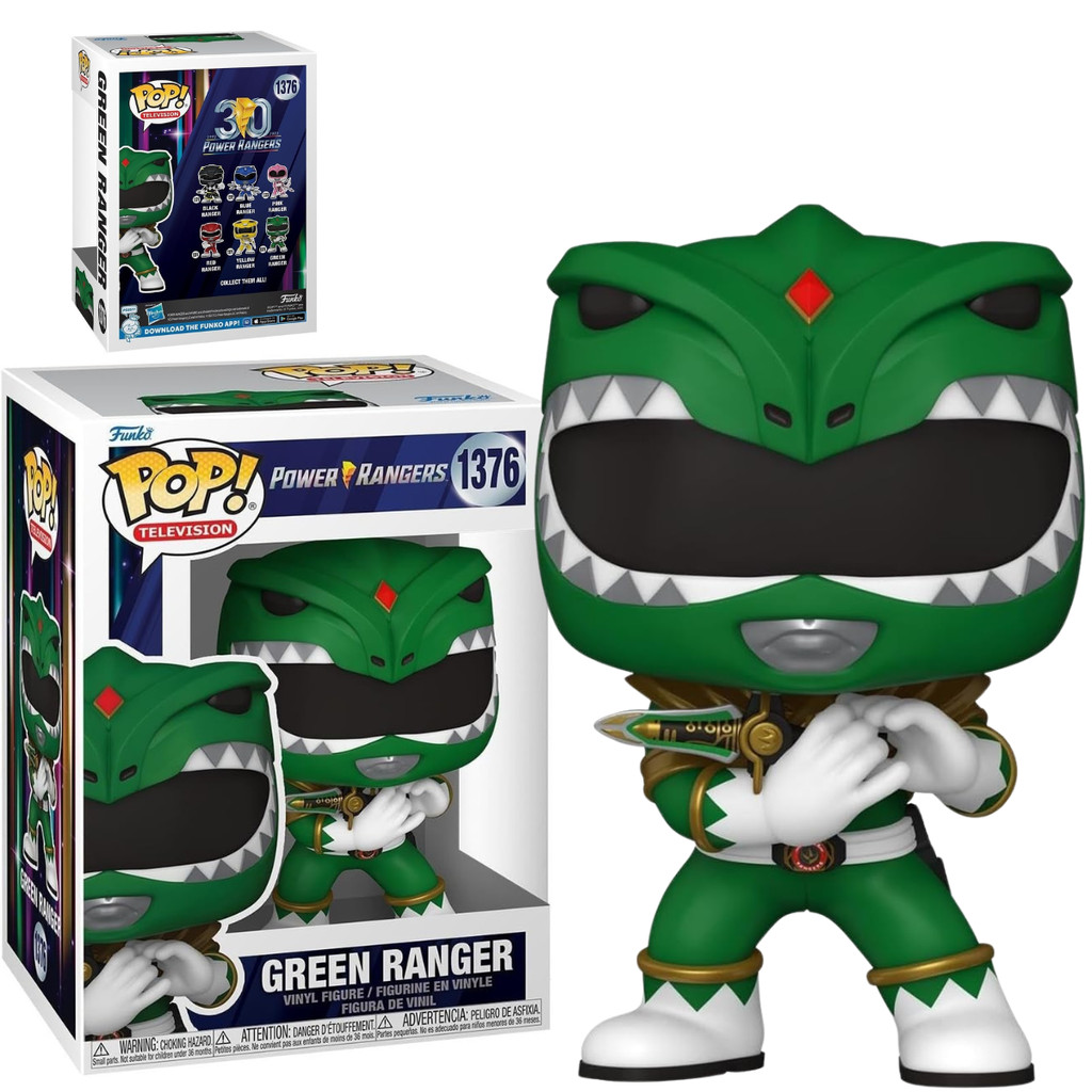 Boneco Funko Pop! Power Ranger Verde 30º Aniversário 1376 | Shopee Brasil