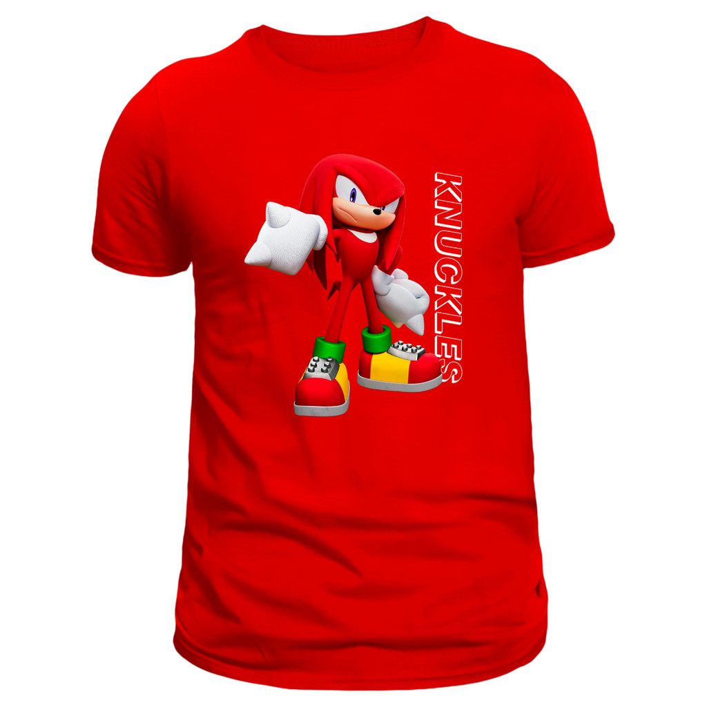 Camiseta avulsa OU Kit Camisetas Sonic Knuckles Tails Shadow