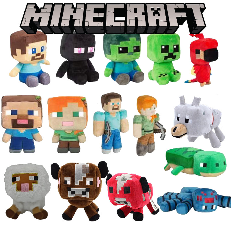 2025 Minecraft Brinquedos De Pelúcia MC Jogo Boneca Um Filme Trepadeira ...