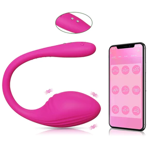 Vibrador Feminino Bullet Liu Com Controle via APP À Longa Distância Bluetooth