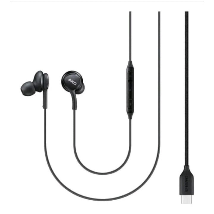 Fone De Ouvido Tipo C AKG - Graves Fortes Para Celulares Entrada Tipo C