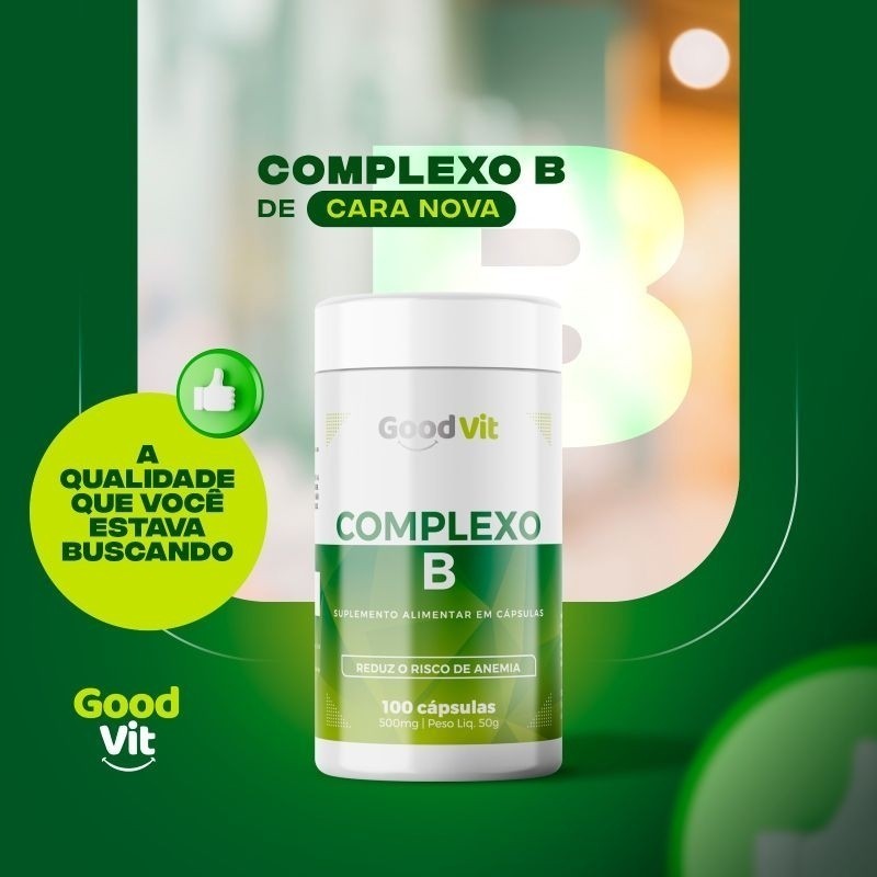 Complexo B 100 Capsulas - Good Vit | Shopee Brasil