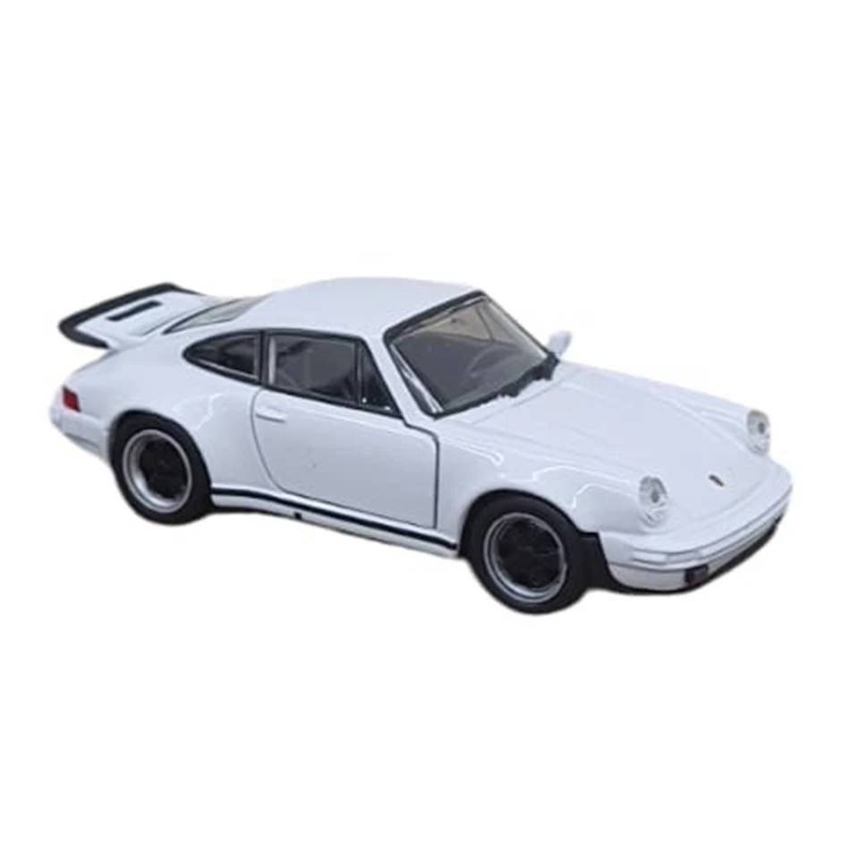 Miniatura Porsche 911 Turbo Welly 1:43 Metal e Fricção