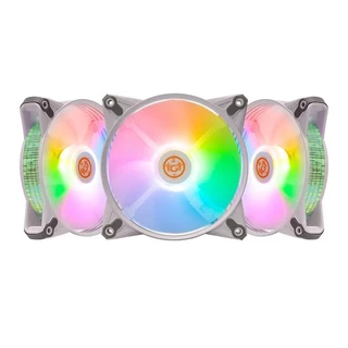 Kit Ventoinhas TGT Humber, ARGB, 3x120mm, Branca, TGT-HR3-WH01 em Oferta na Shopee