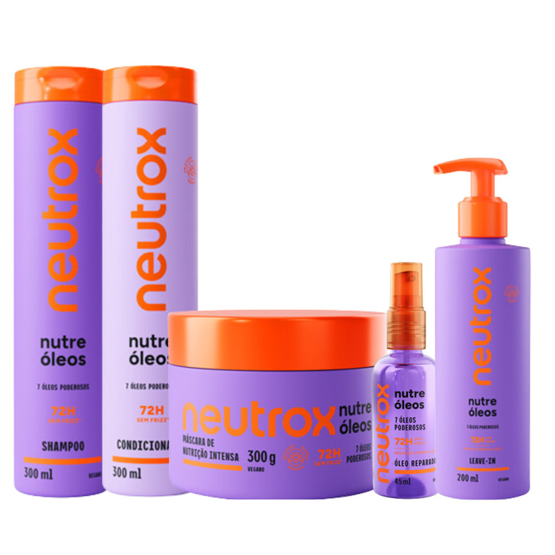 Kit Completo Neutrox Nutre Oleos | Shopee Brasil