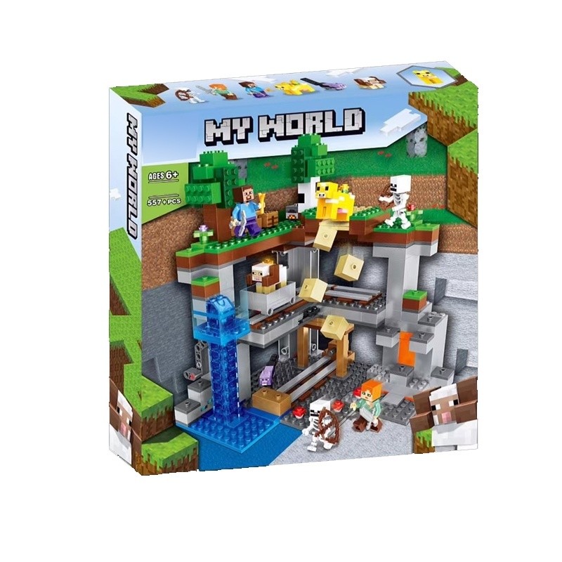 [21] Compatível com Lego Minecraft First Adventure Bloco de construção ...