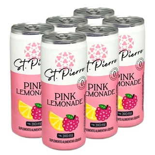 Kit 6und Bebida Zero ST PIERRE Pink Lemon 310ml