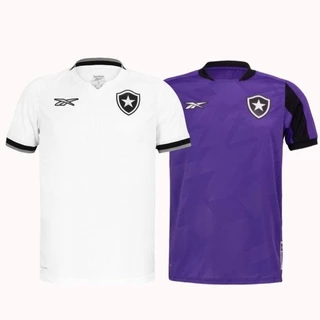 Gk Terceira Camisa Masculina Branco Roxo Botafogo 24/25 Camisola de Futebol 1:1
