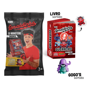 Enaldinho Coleção Elo Monsters Flow Pack 1 Livro + 1 Gogo's Elo Monster