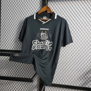 Camisa Esportiva Masculina Preta De Edição Limitada 22/23 Ss Santos Jersey