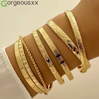 Vintage Multi-Camada Amor Coração Diamante Modelado Pulseiras Para Mulheres Moda Abertura Jóias