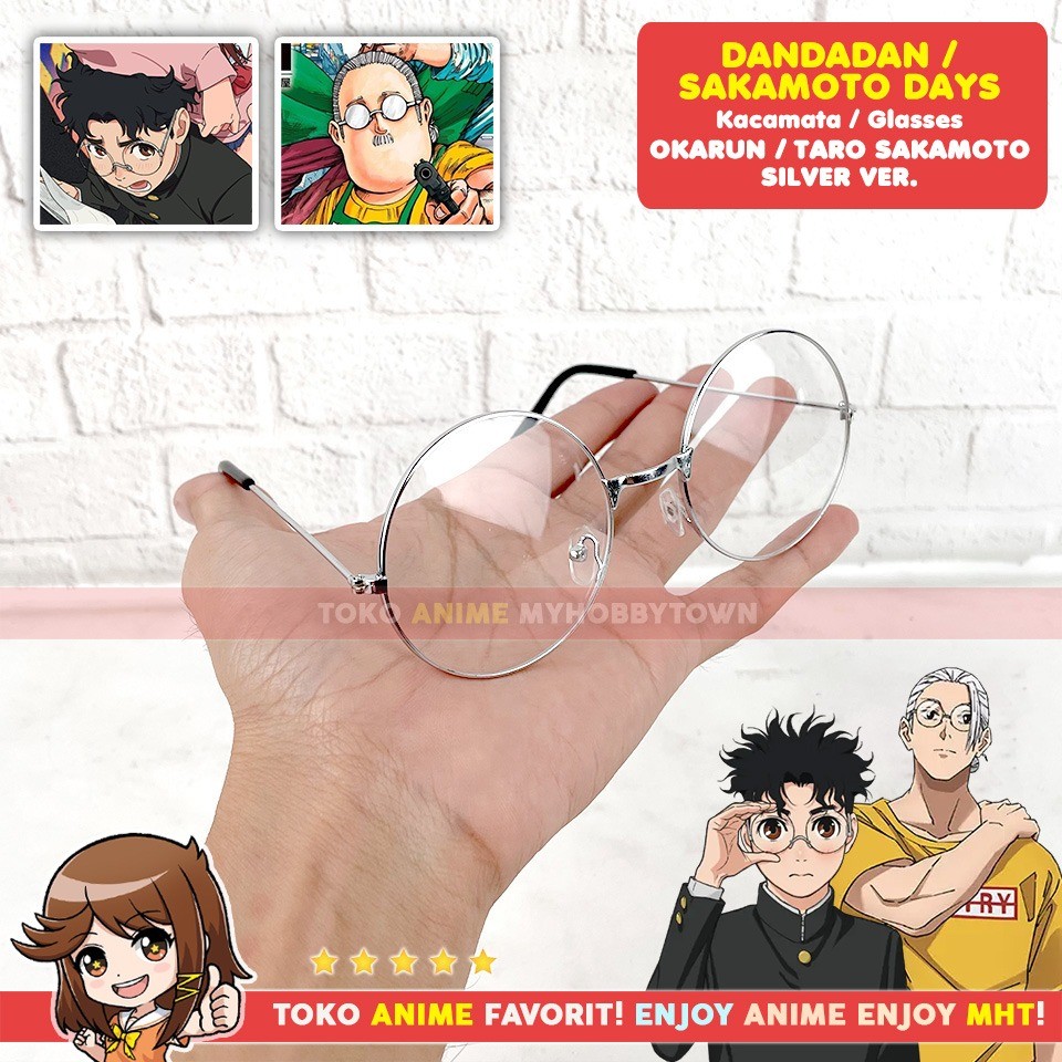 Okarun Ken Takakura Anime Dadan Óculos Cosplay Nobita Doraemon