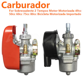 Carburador De Motor De Bicicleta Mosquito , Adequado Para : 2 Tempos , Com Filtro De Ar 48cc 49cc 50cc 60cc 66cc 80cc At