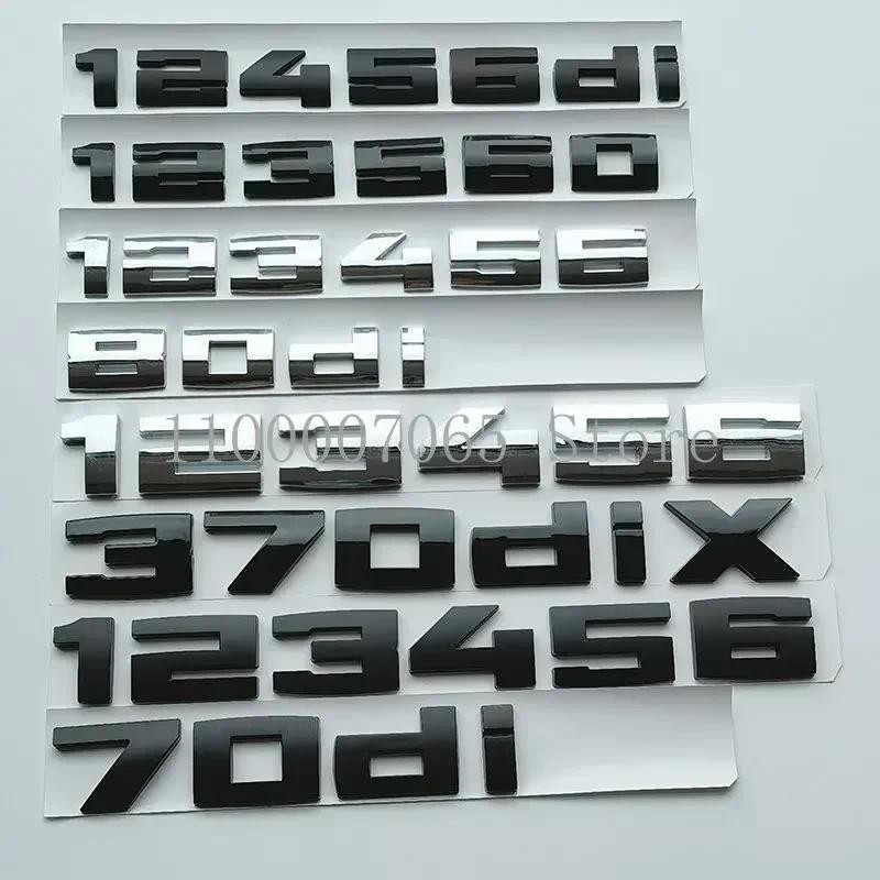 DIY M Series Bond Letters Números Emblema ABS Para 1 2 3 4 5 6 7 8 Idx ...