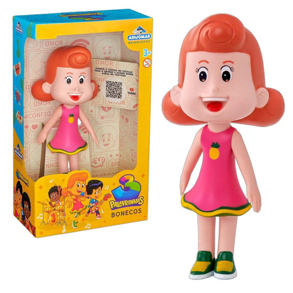 Souvenirs Improbables /Sarah　 mmmmm Boneca Sarah 3 Palavrinhas Jovem Em Vinil Colecionável Brinquedo