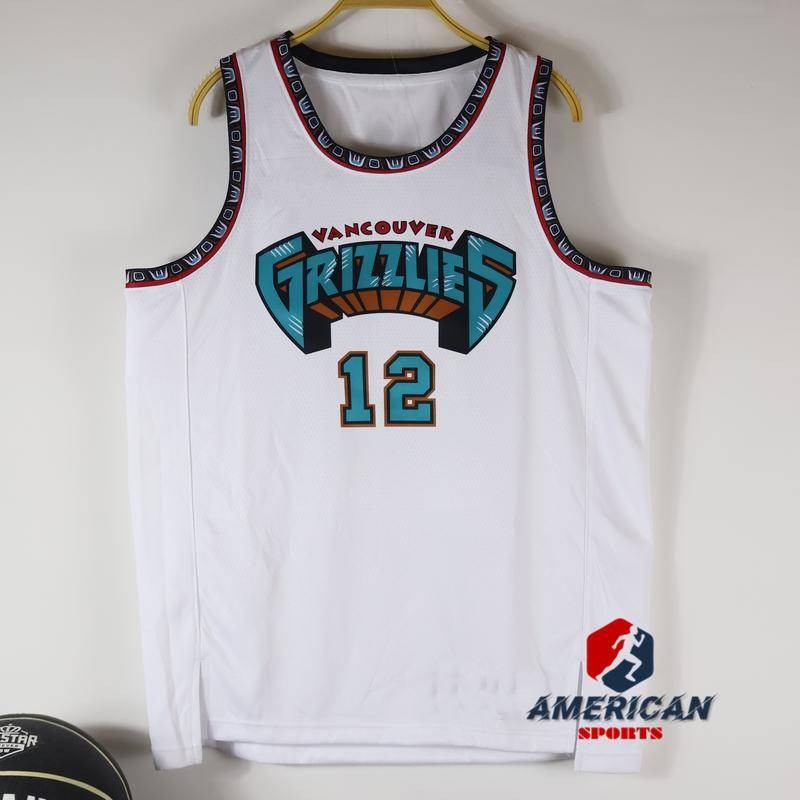 Camisa Masculina Memphis Grizzlies Ja Morant 2024-25 Jogador De Basquete Branca