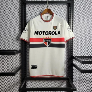 Camisa Retro 1999-20 Estações São Paulo Doméstica Branca CXG6