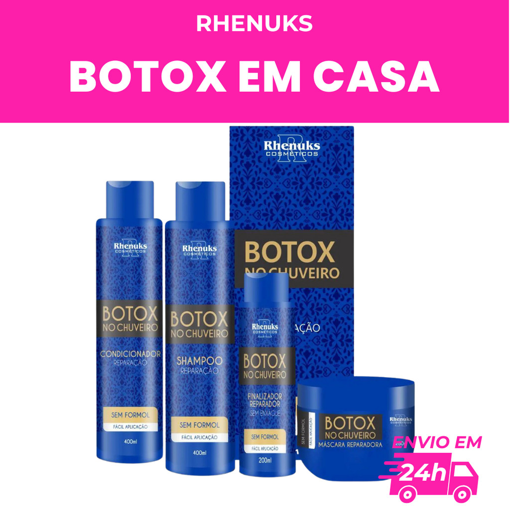 KIT BOTOX NO CHUVEIRO RHENUKS | Shopee Brasil