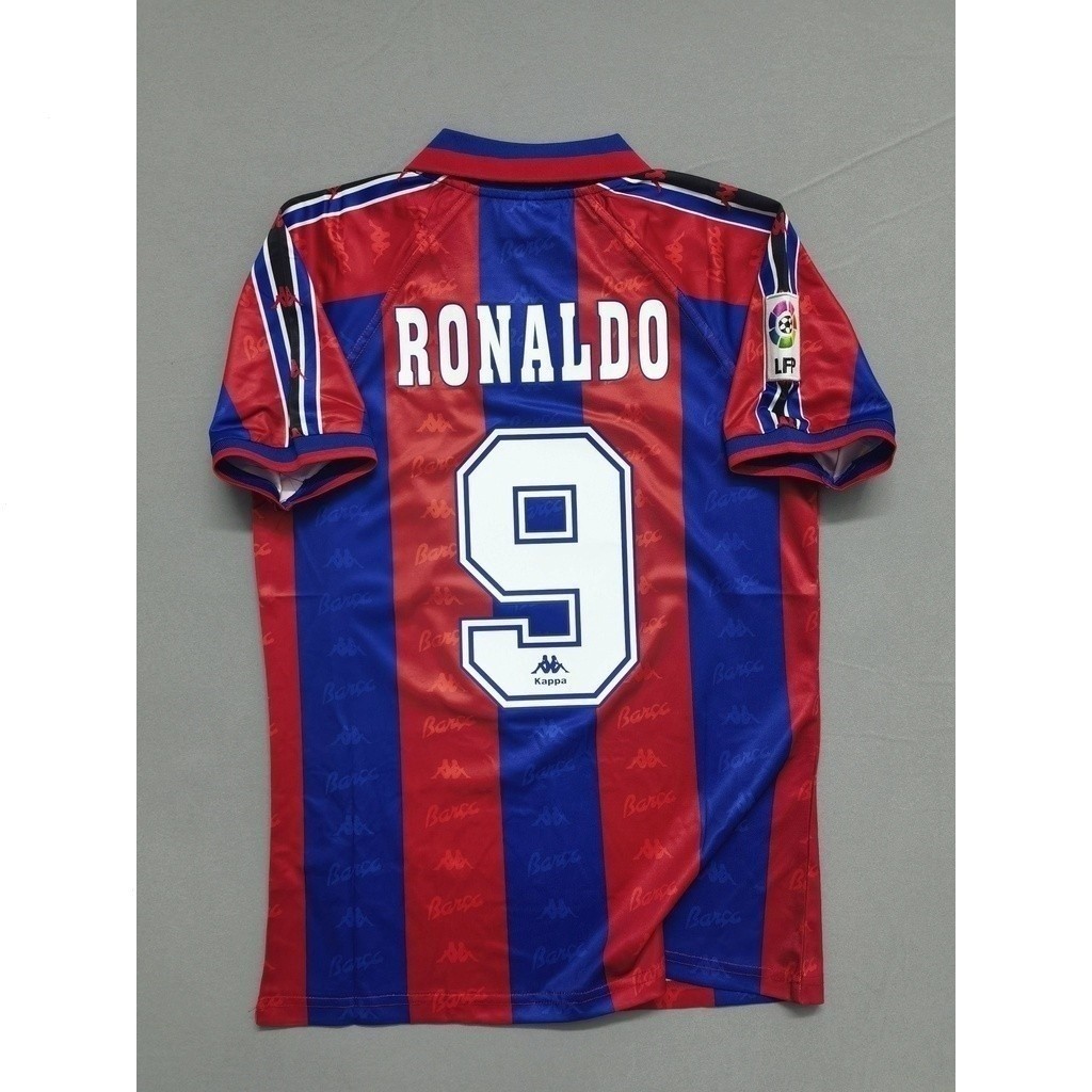 96-97 Retro RONALDO Jersey Camisa de Futebol Personalização