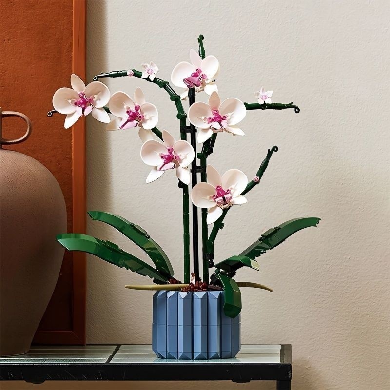 Compatível Com Flower Bouquet Bloco De Construção Dia Dos Namorados Decoração De Presente