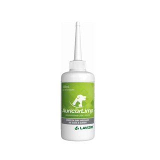 Solução de Limpeza Para Cães e Gatos Auricur Limp 100ml em Oferta na Shopee
