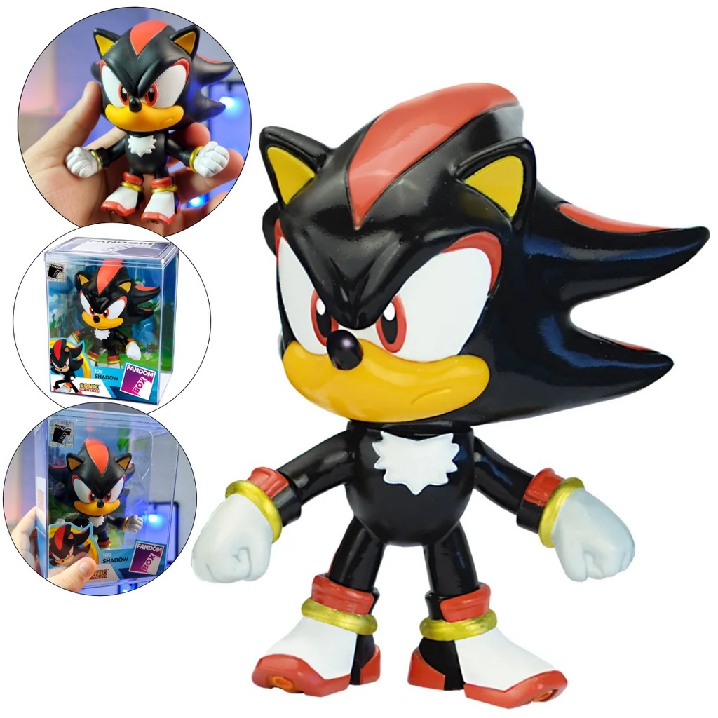 Shadow Boneco Colecionável Sonic The Hedgehog Sega Original | Shopee Brasil