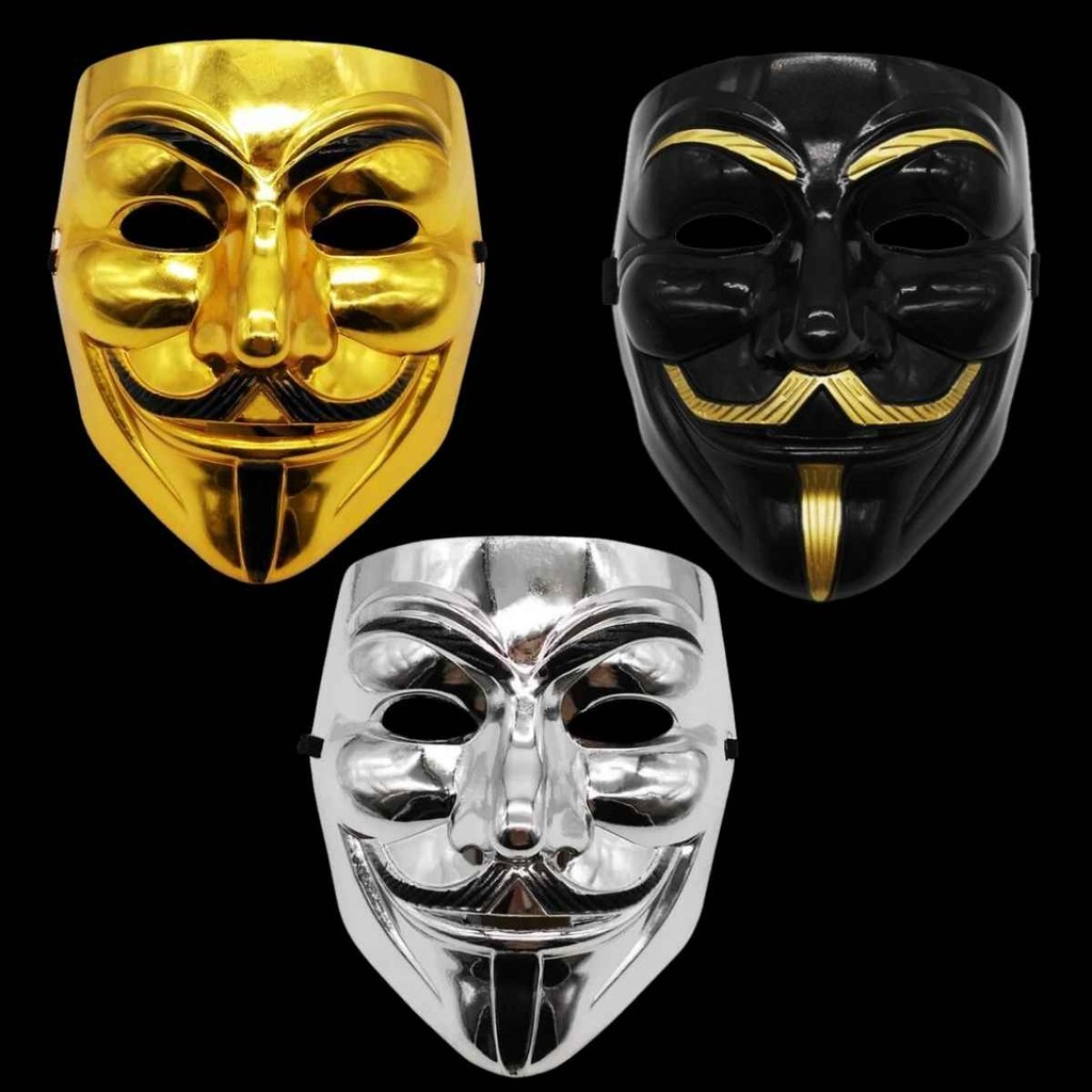 Mascara V De Vingança Anonymous Vendetta Guy Fawkes Hacker