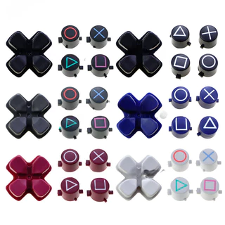 Substituição Para PS4 Gamepad ABXY Função Botão Chave Botões Kit Sony Playstation4 P4 Controlador Direção Cruz