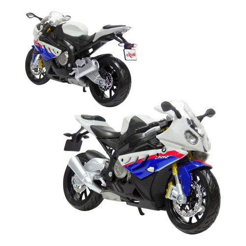 Maisto – Moto BMW S1000 RR échelle 1:12 – Modèle Diecast Ultra-détaillé – Collection Ou Jeu – Couleurs Assorties