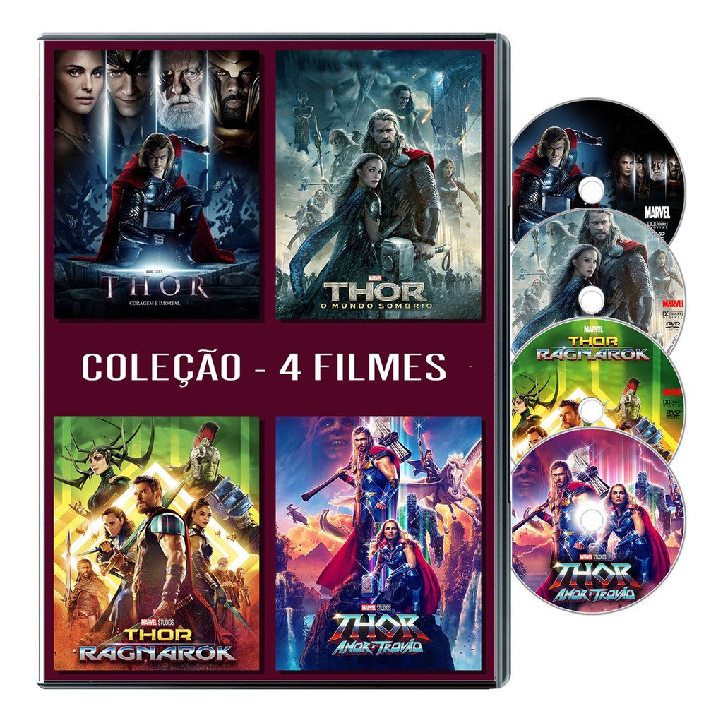 Dvd Thor - Coleção 4 Filmes | Shopee Brasil