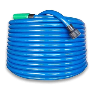 Mangueira De Jardim Agua Reforçada lisa Flexível Conector e Engate e Bico 50 40 45 30 35 25 20 15 10 7 5 Metros